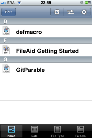 FileAid screenshot