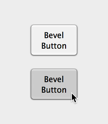 Bevel button with larger font in Mavericks