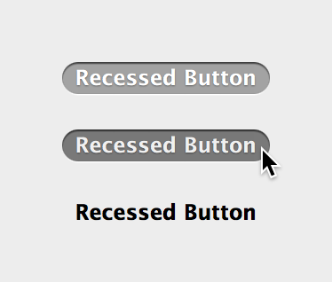 Recessed buttons in Mavericks