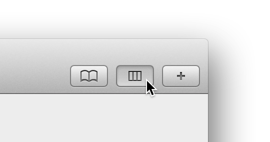 Toolbar buttons with no labels in Mavericks