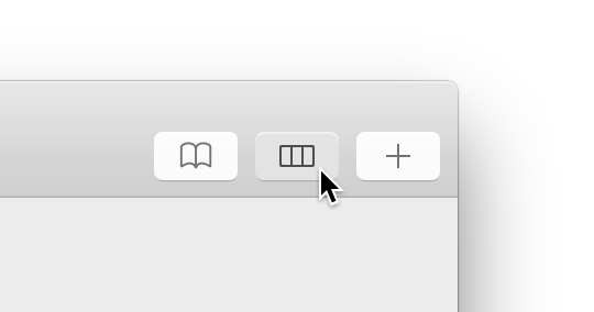 Toolbar buttons with no labels in Yosemite